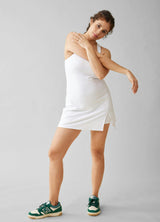 Maternity Active Dress with Built-In Shorts & Double Layer Bra