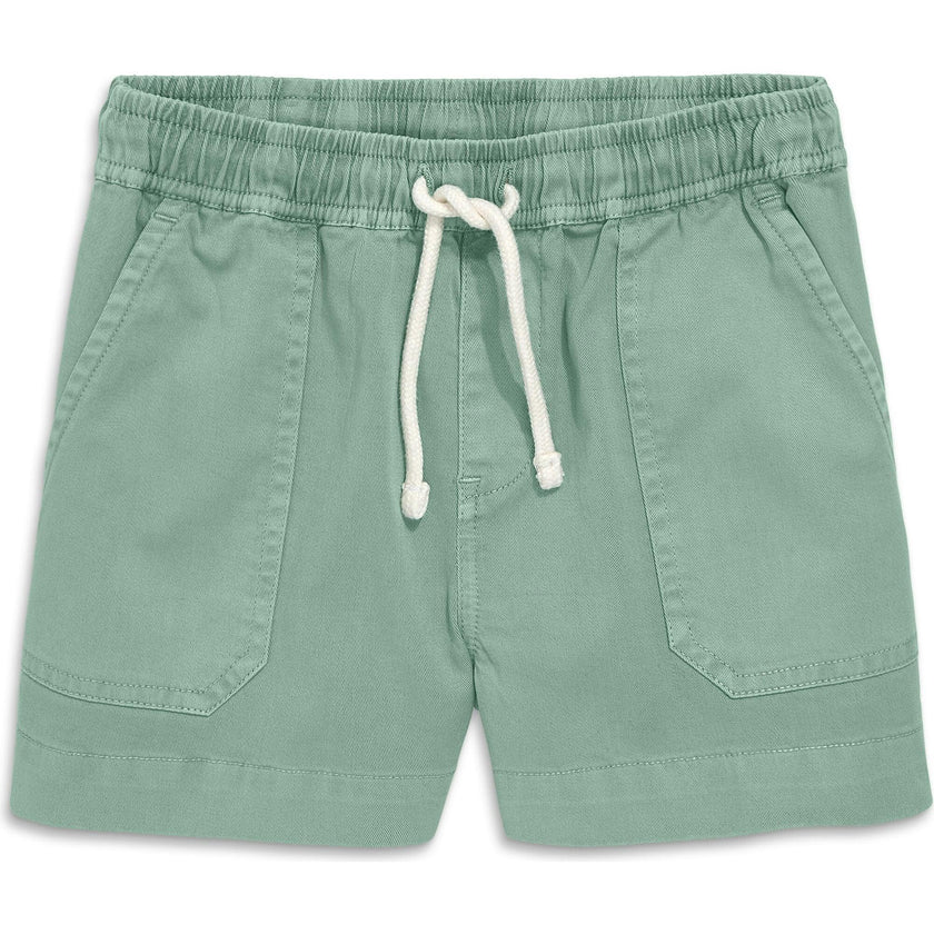 Kids garment dyed stretch chino midi short