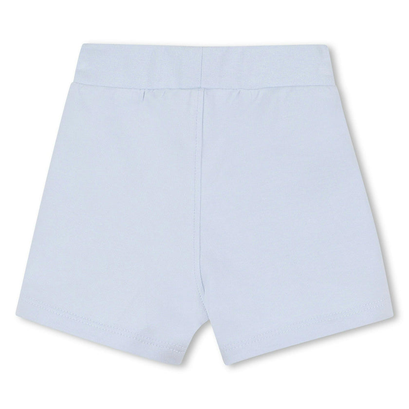 White Cat-Bear Shorts Set