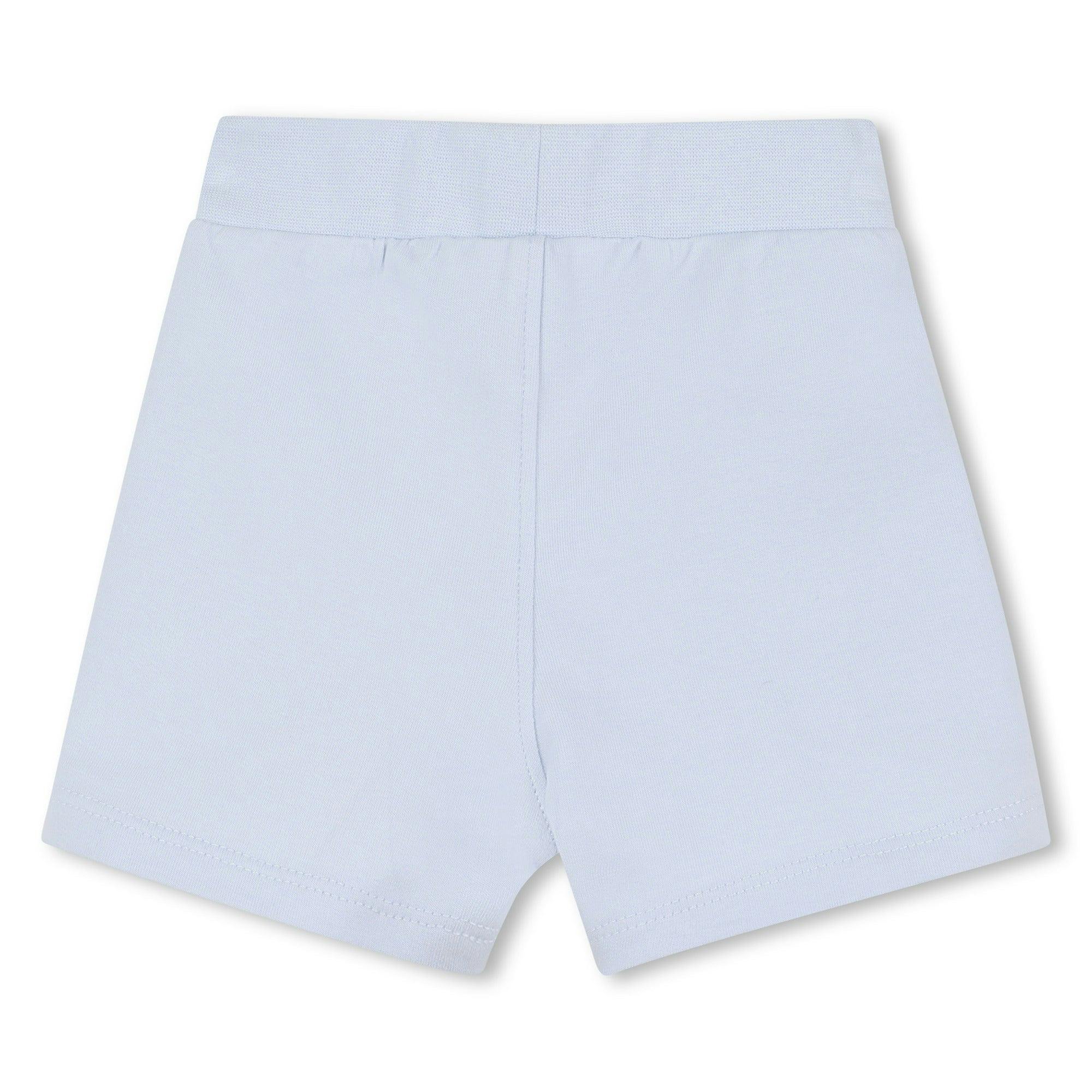 White Cat-Bear Shorts Set