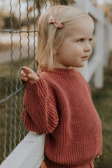 Nova Chunky Knit Set in Rosewood