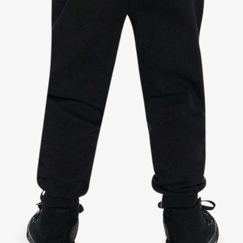 Fleece Sweatpants With Pockets Black
