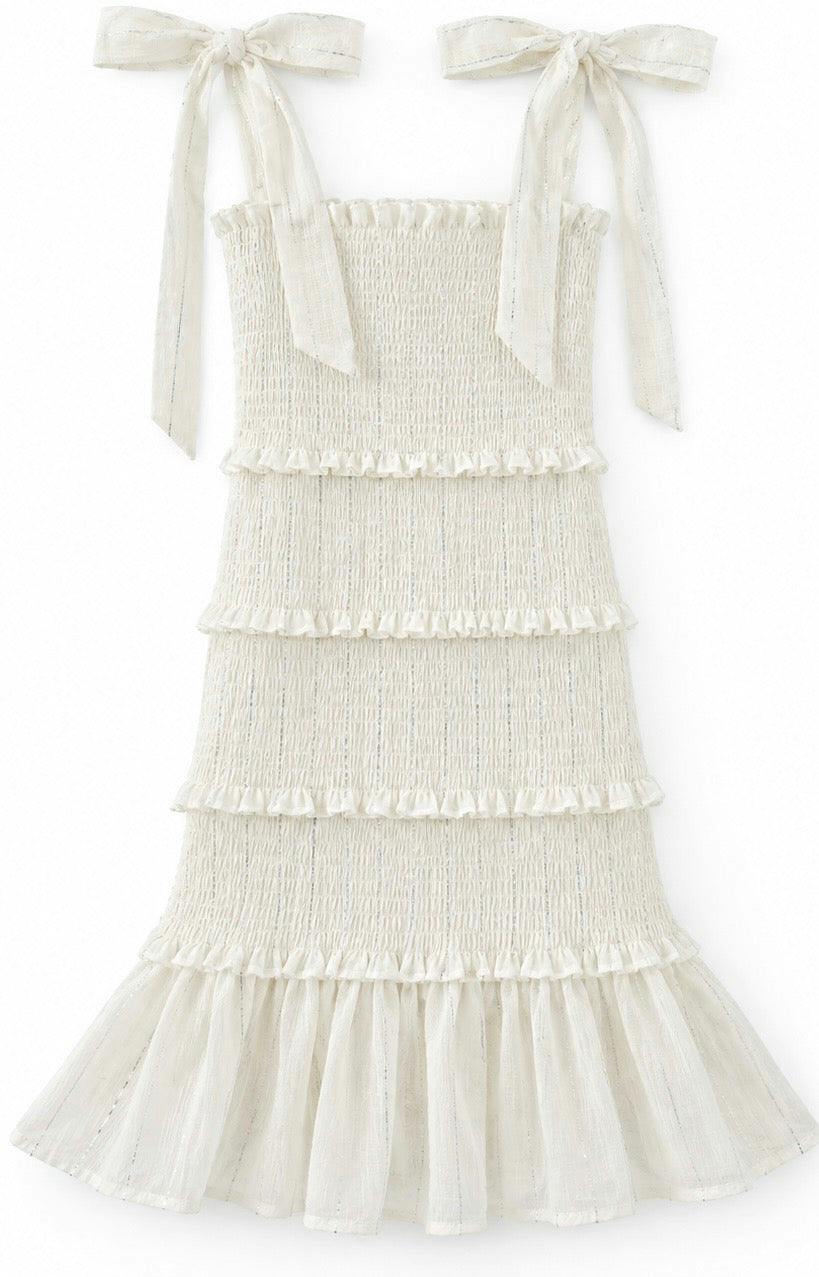 Reine Dress White