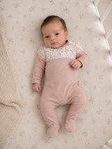 Lace Yoke Footie