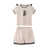 Beige Cat Outfit Set