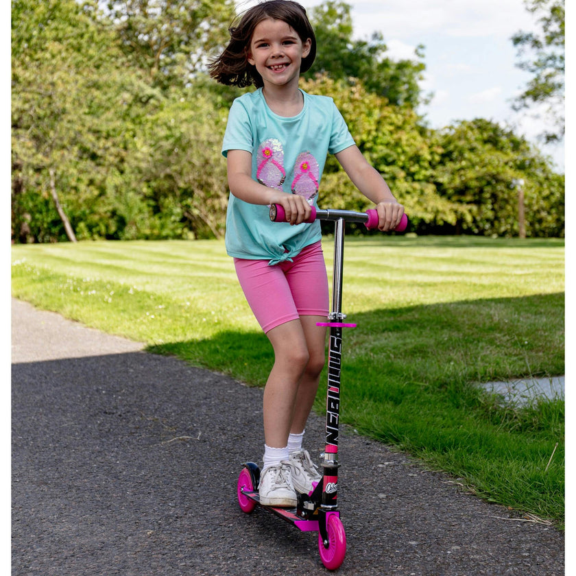 Nebulus Adjustable Scooter: Pink & Black