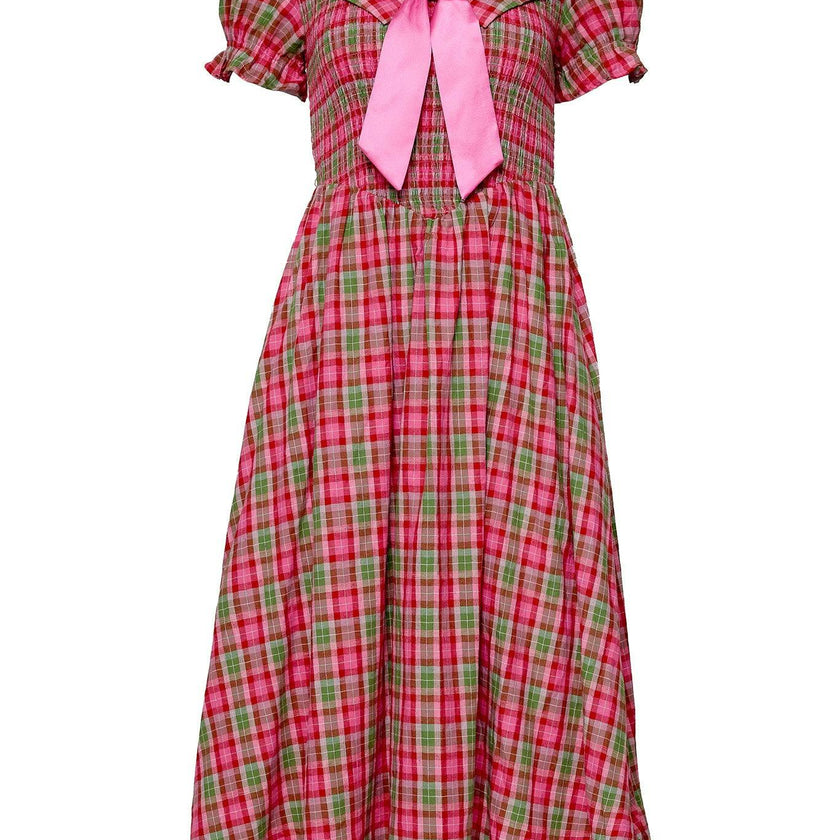 Alice Dress in Rosewood Tartan