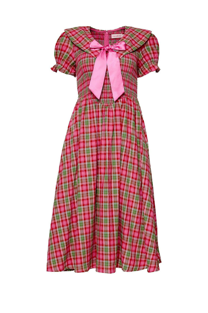 Alice Dress in Rosewood Tartan