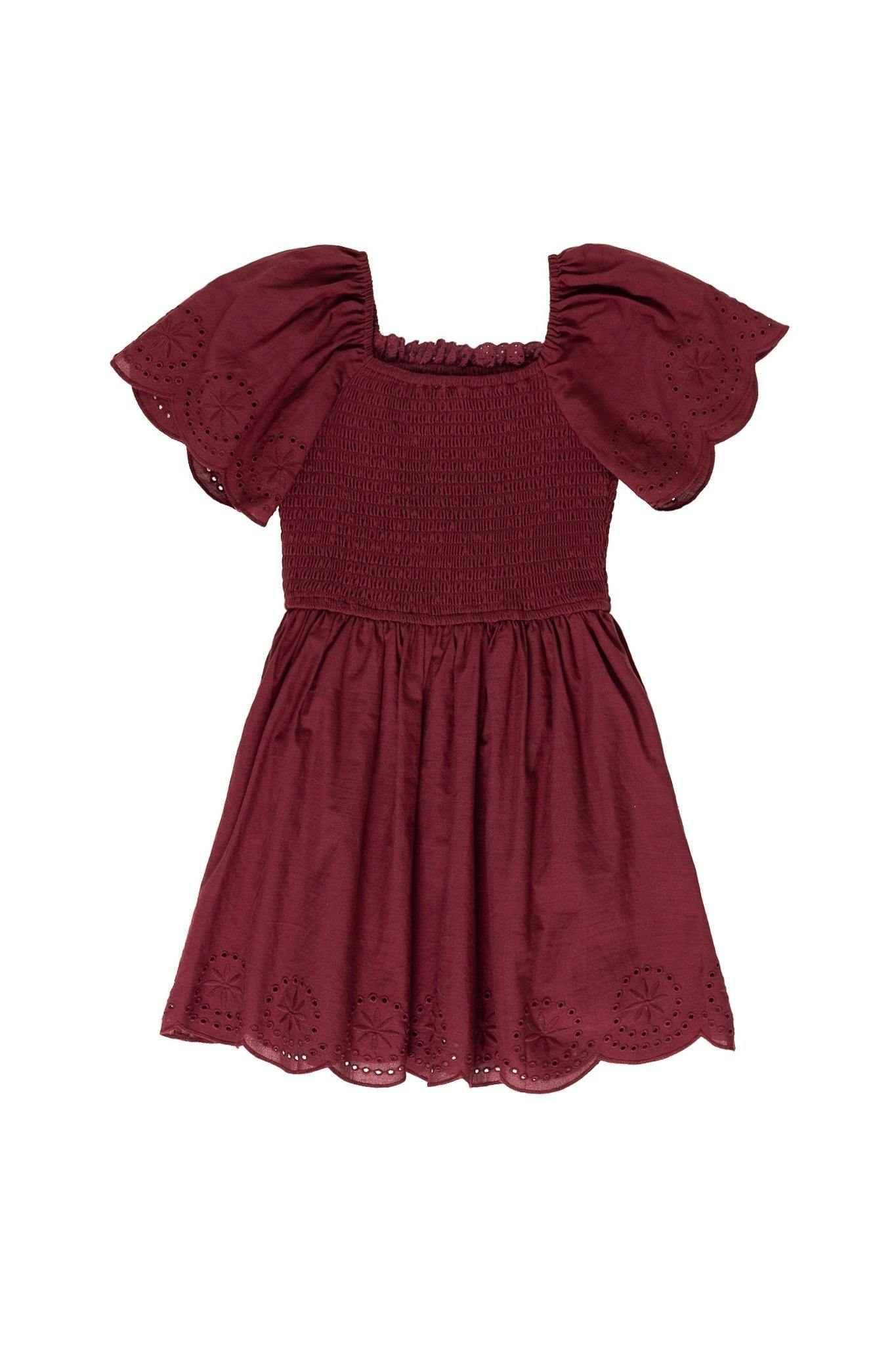Mini Elara Dress in Zinfandel