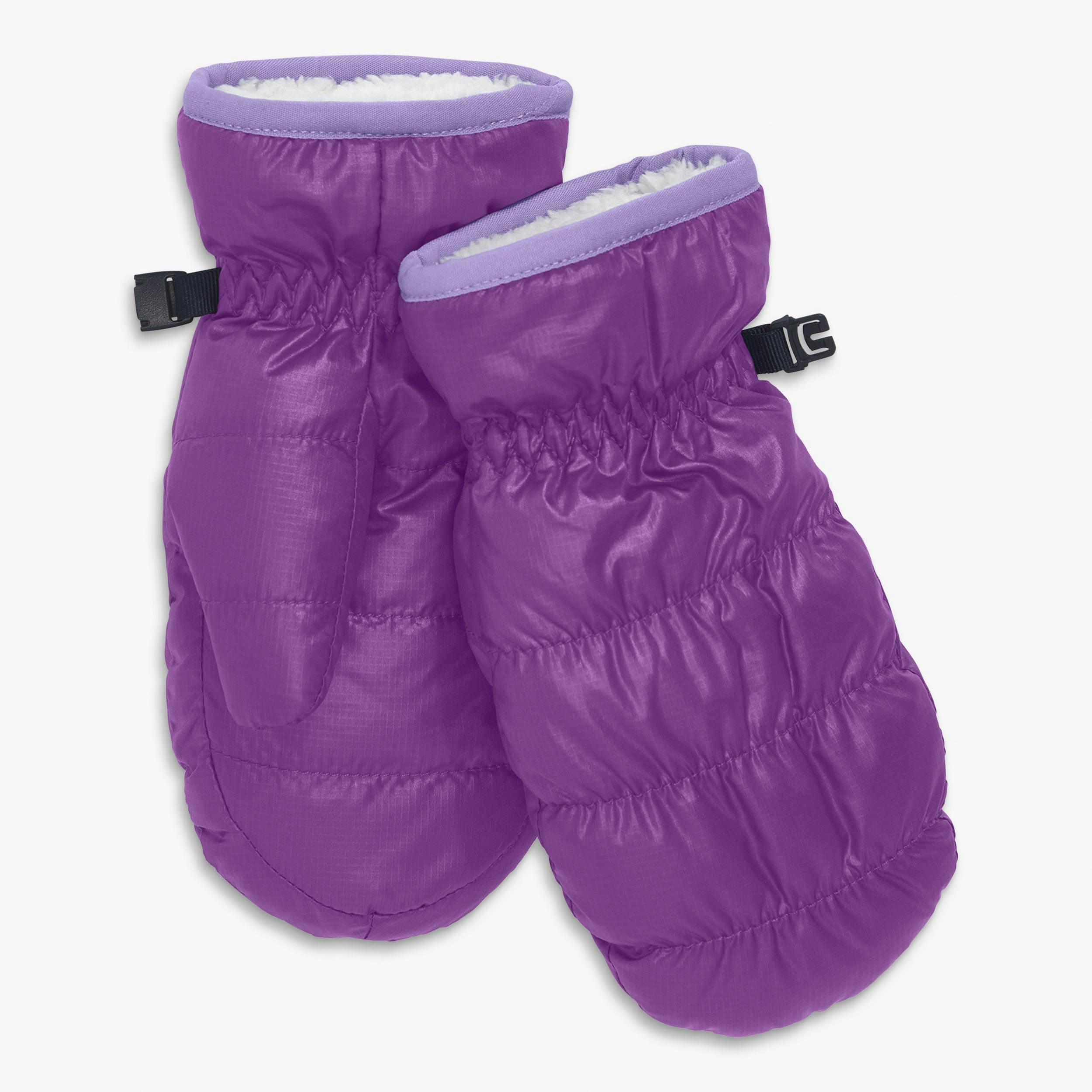 Kids puffer mittens