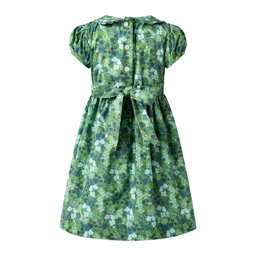 Garden Floral Frill Front Dress