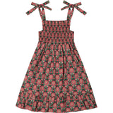 India Shoulder Tie Sundress, Pink