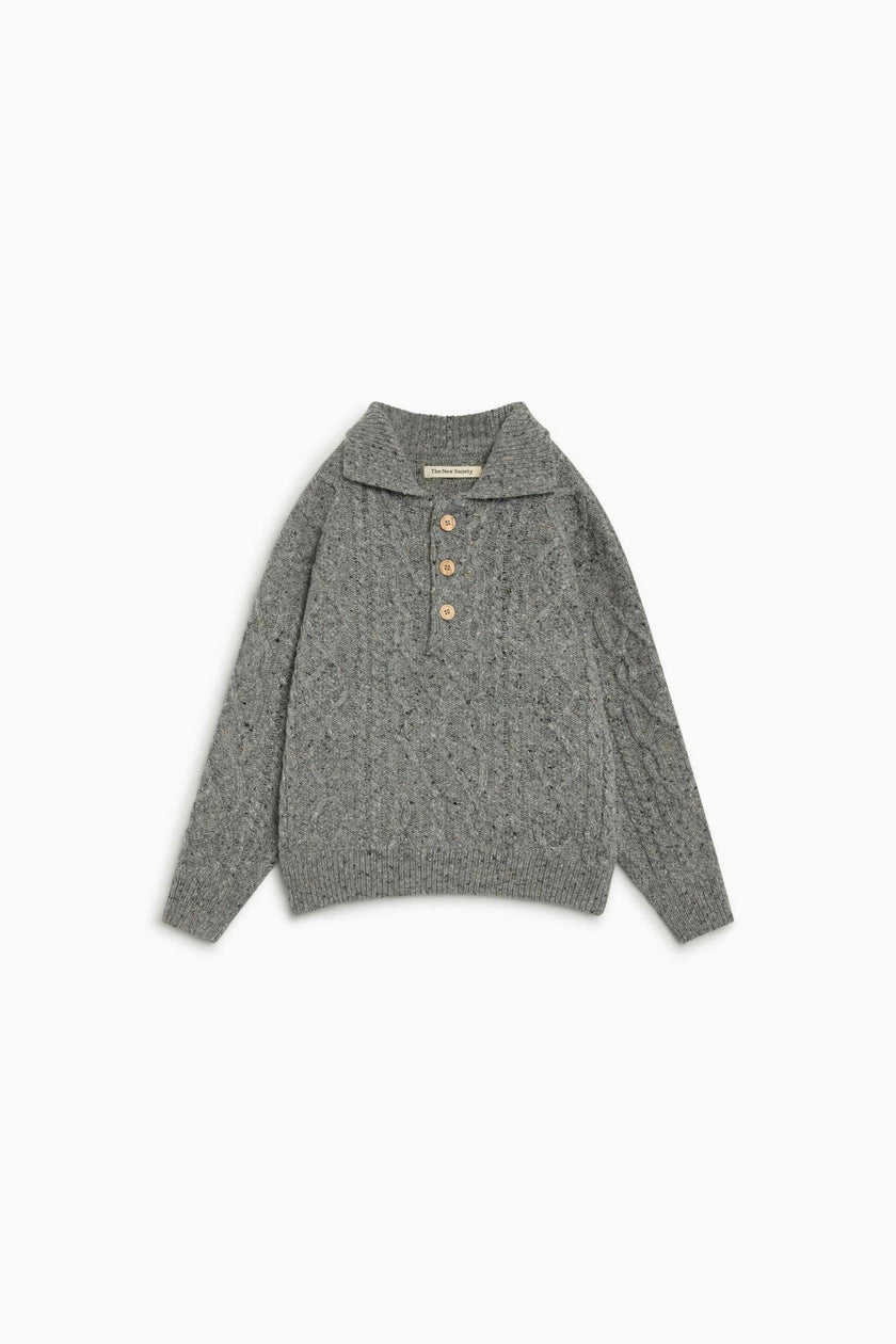 Solin Polo Mid Grey Melange