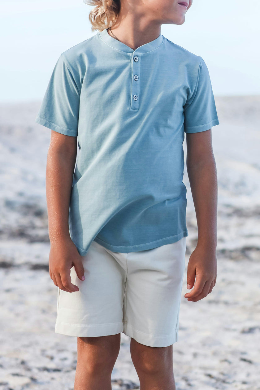 Lagoon Pauli Short Sleeve Henley
