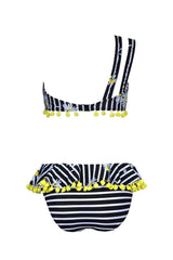 Ivory Sleeveless Two-Piece Bikini