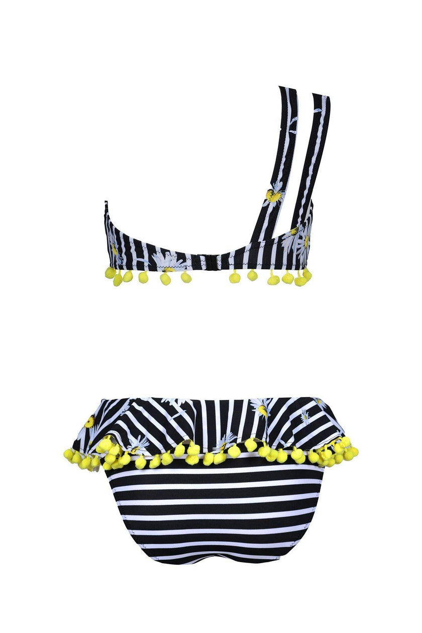 Ivory Sleeveless Two-Piece Bikini