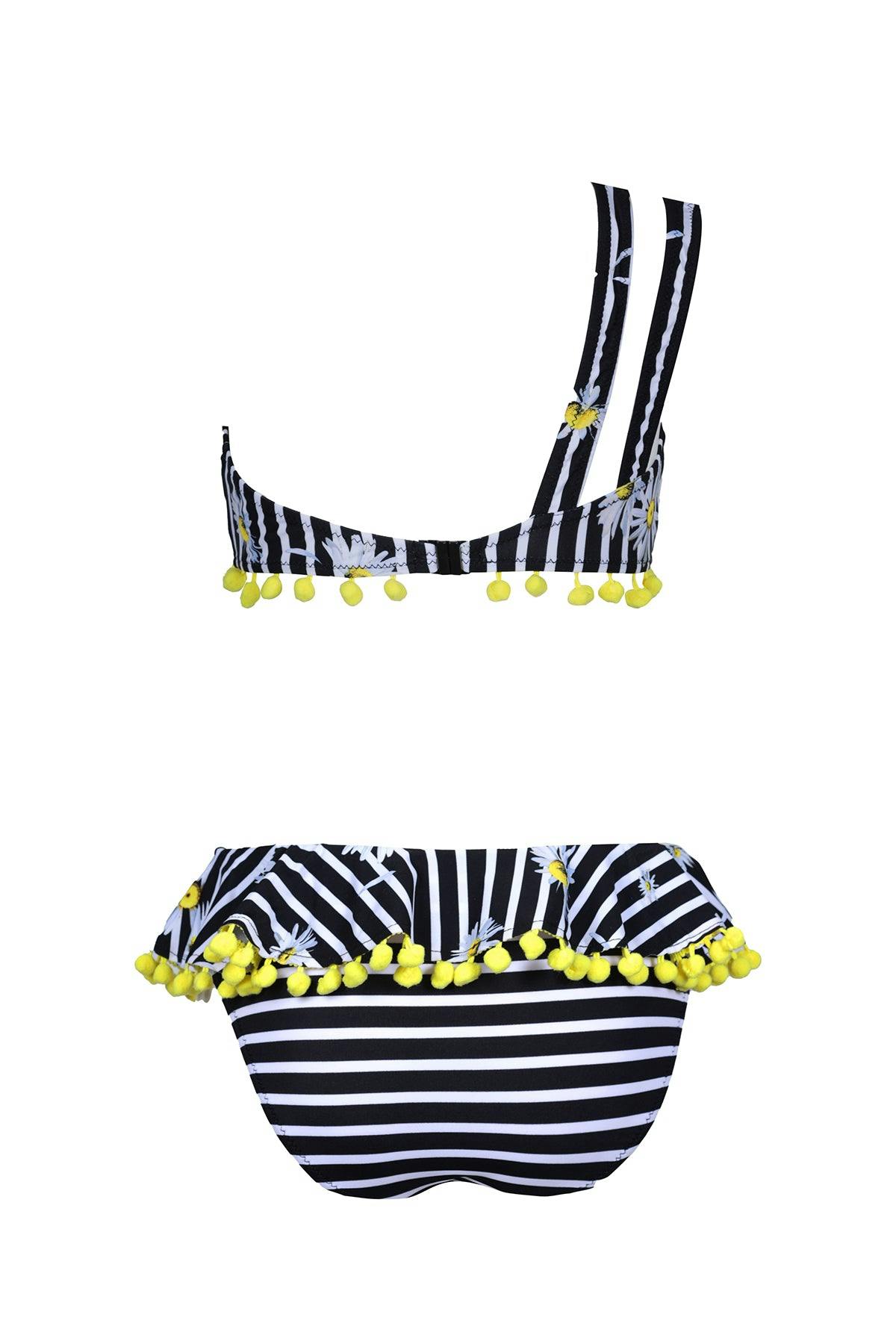 Ivory Sleeveless Two-Piece Bikini