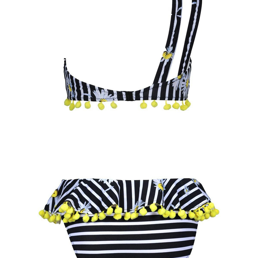 Ivory Sleeveless Two-Piece Bikini