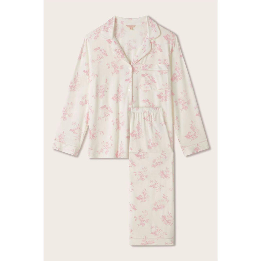 Gisele Printed TENCEL™ Modal Long PJ Set, Pink