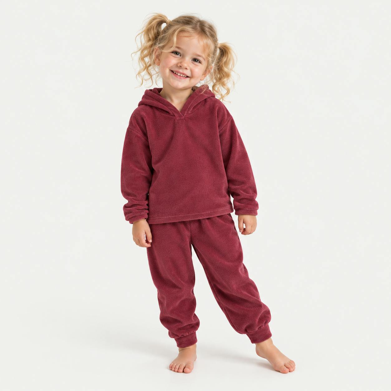 Velour Hoodie and Jogger Set