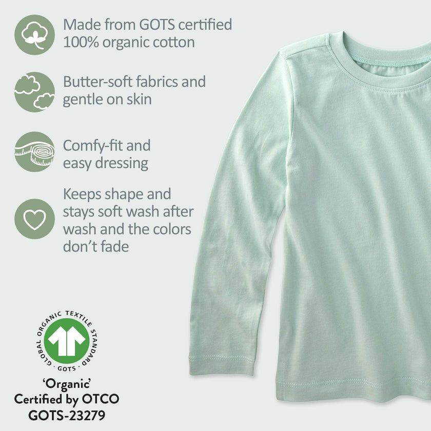 LONDON 5-Pack Toddler Long Sleeve T-Shirts