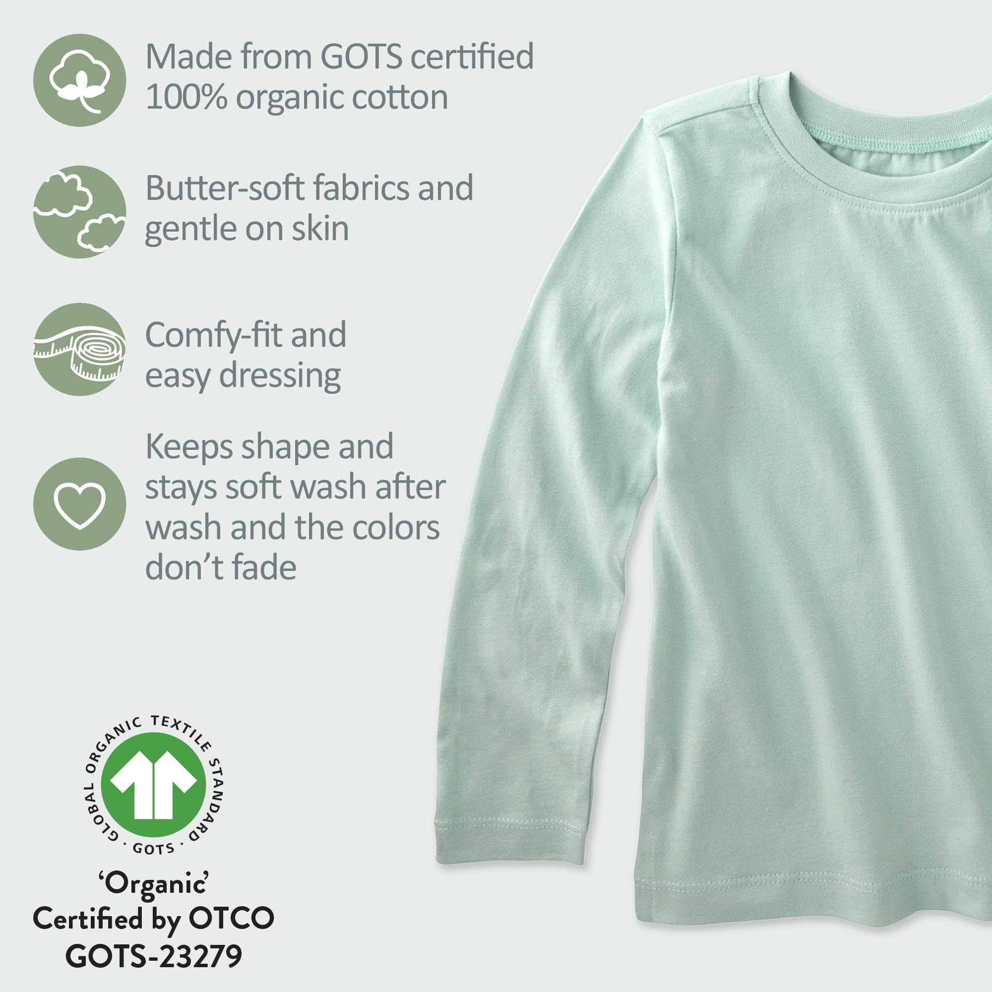 LONDON 5-Pack Toddler Long Sleeve T-Shirts