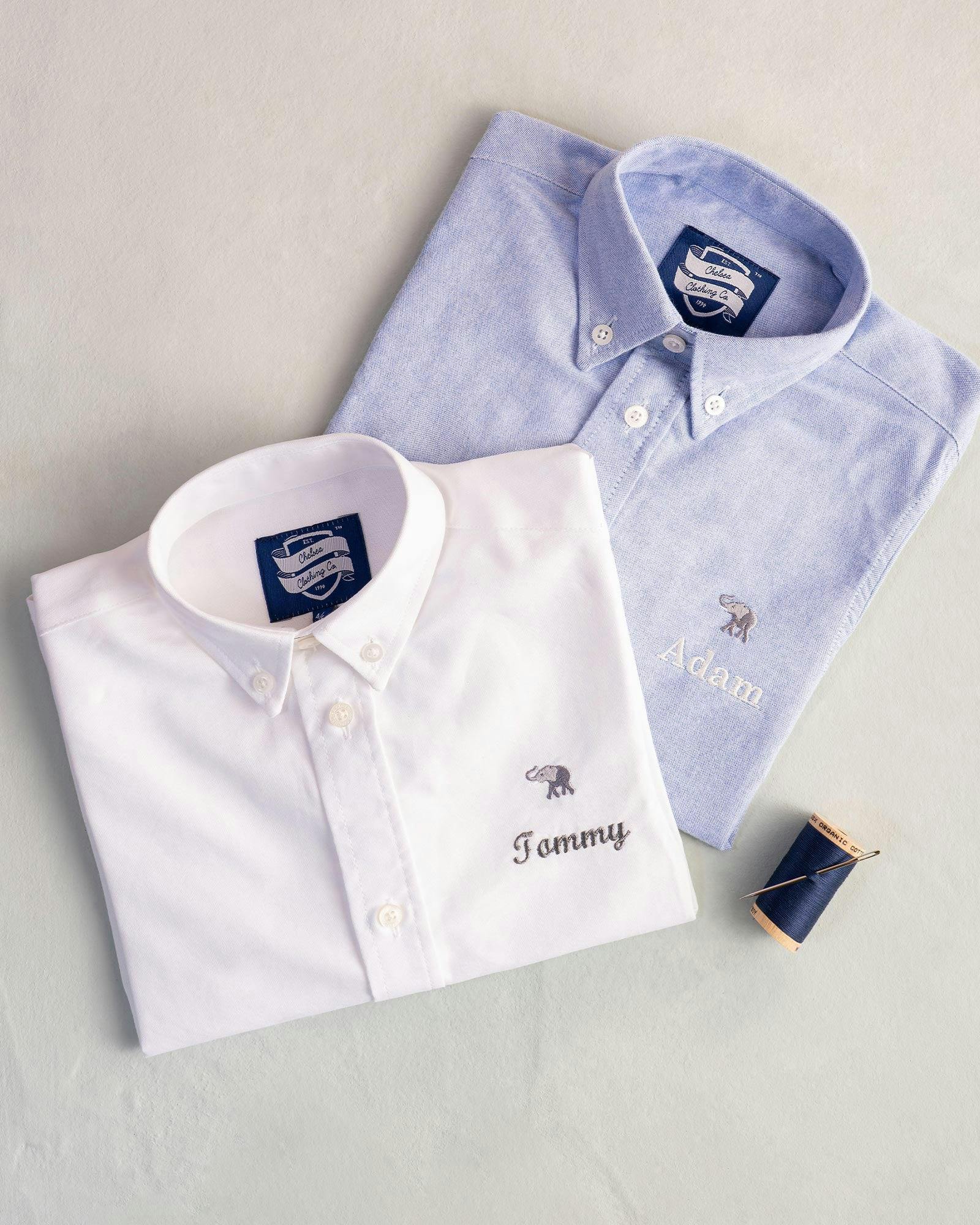 Thomas Shirt in Oxford Blue