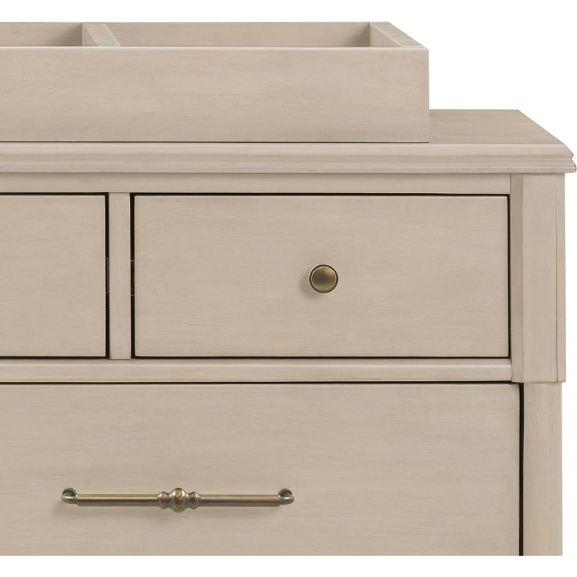Universal Wide Removable Changing Tray in Washed Pine