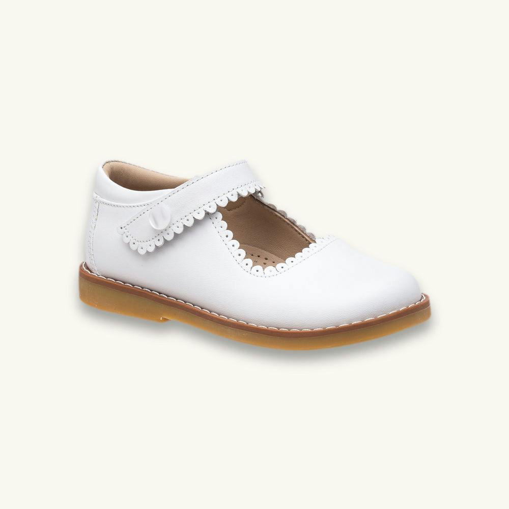 Mary Jane | White Leather