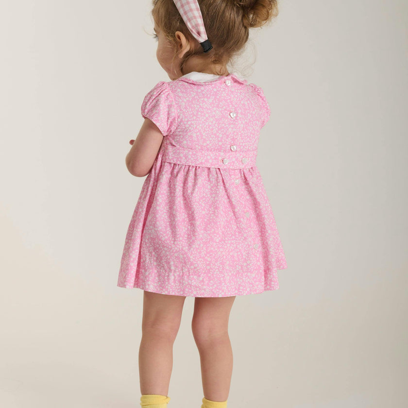 Hand-Smocked Baby Dress - Erica