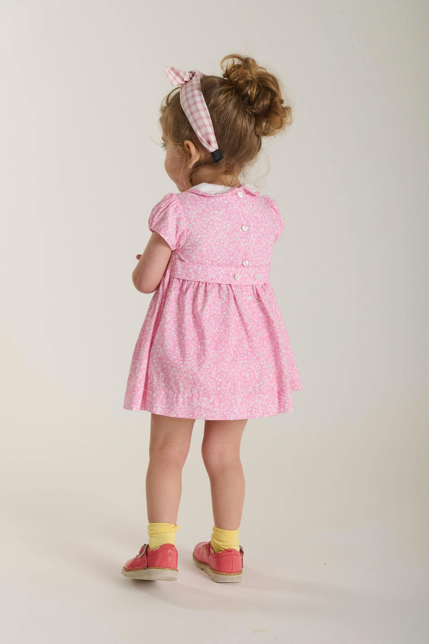 Hand-Smocked Baby Dress - Erica