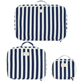 Navy Cabana Stripe Packing Cubes