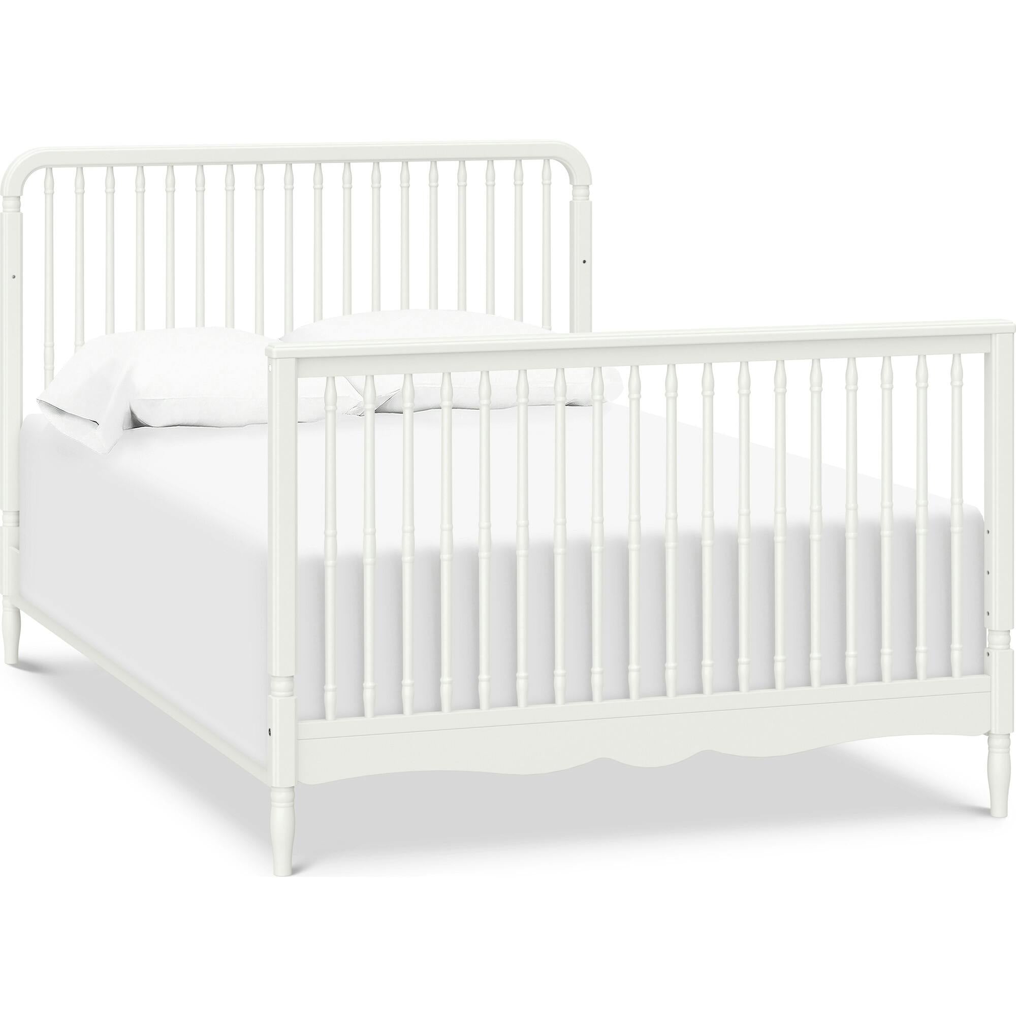 Liberty 4-in-1 Convertible Spindle Crib in Warm White