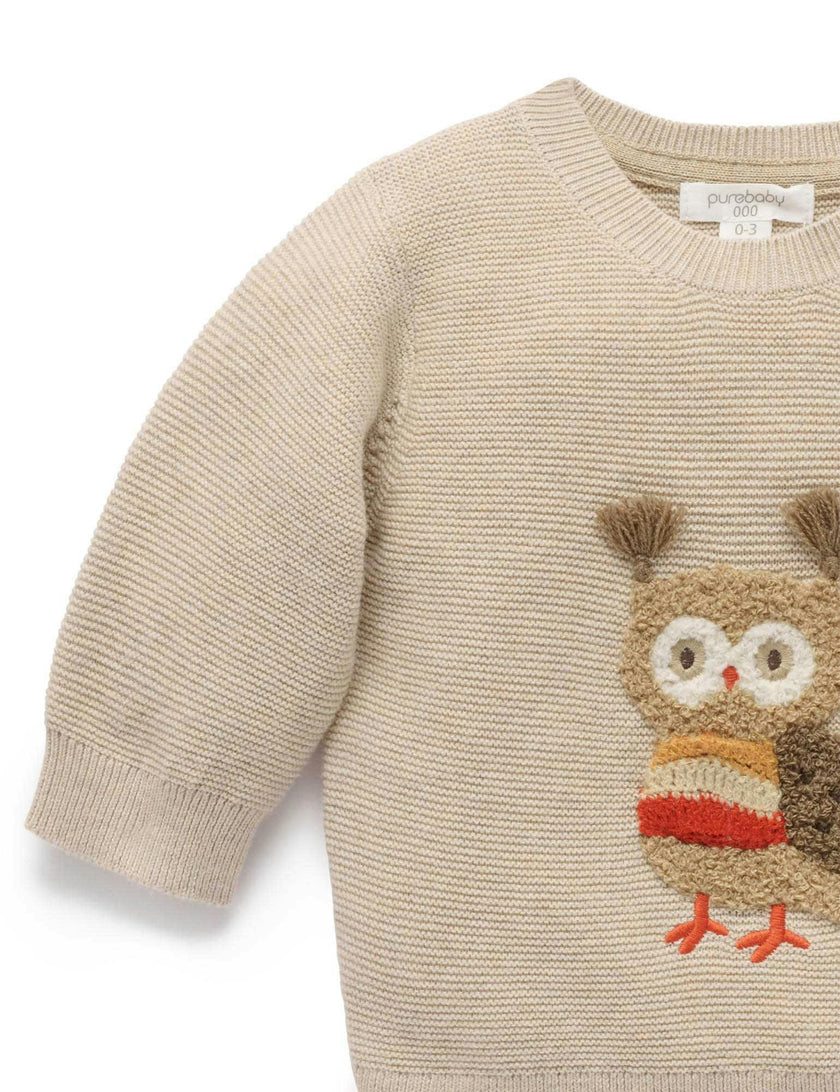 Magical Forest Jumper Oatmeal Melange