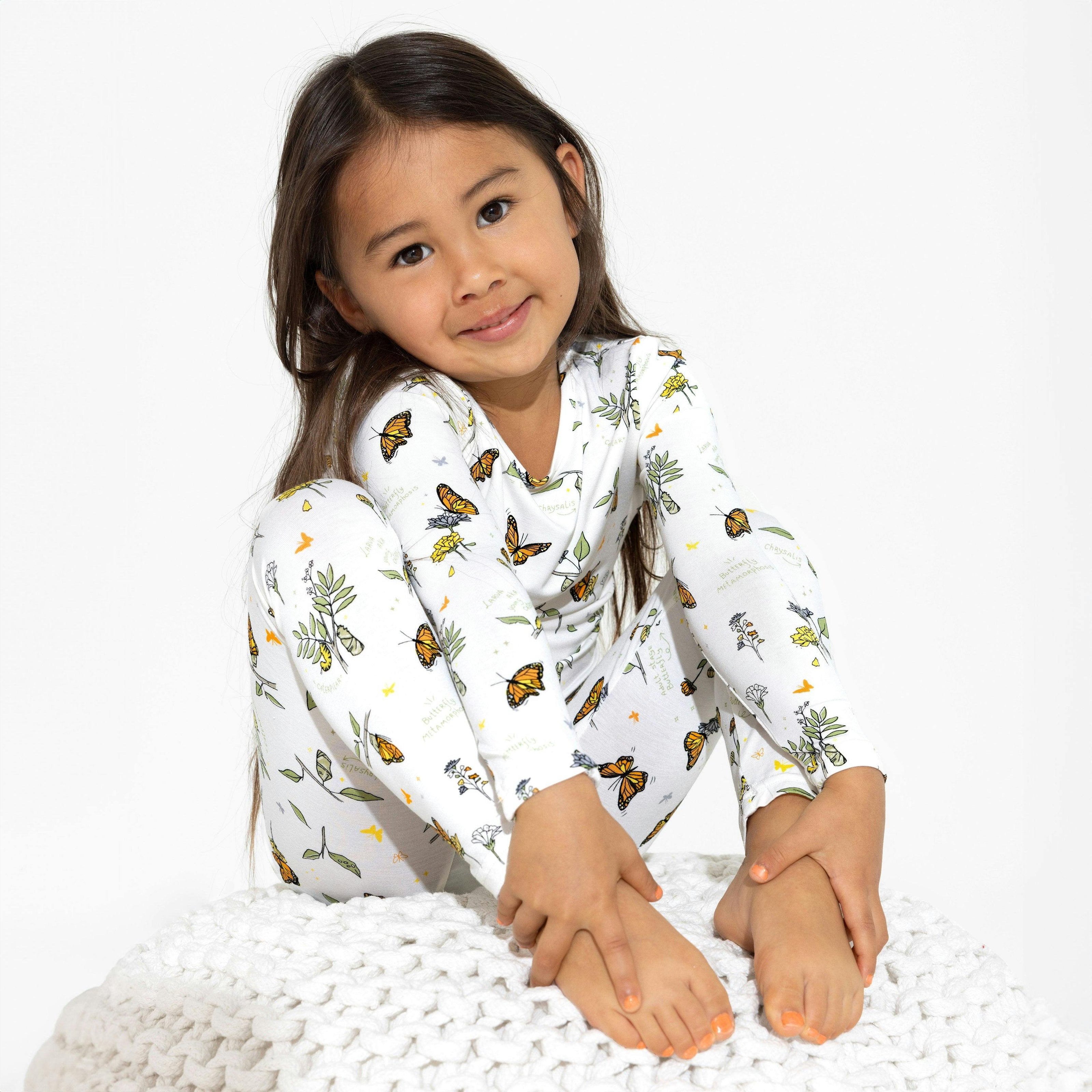 Monarch Bamboo Kids Pajamas