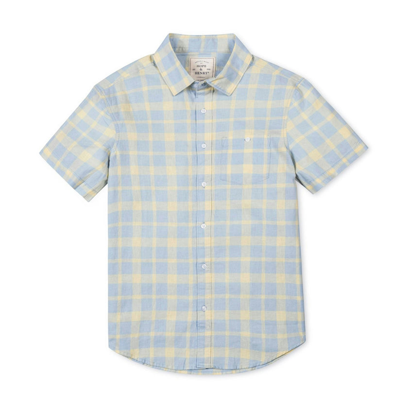 Linen Short Sleeve Button Down Shirt