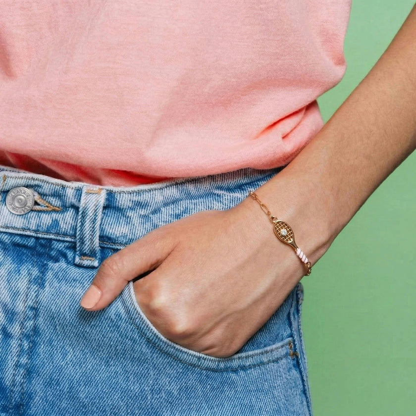 Tennis Racket Bracelet