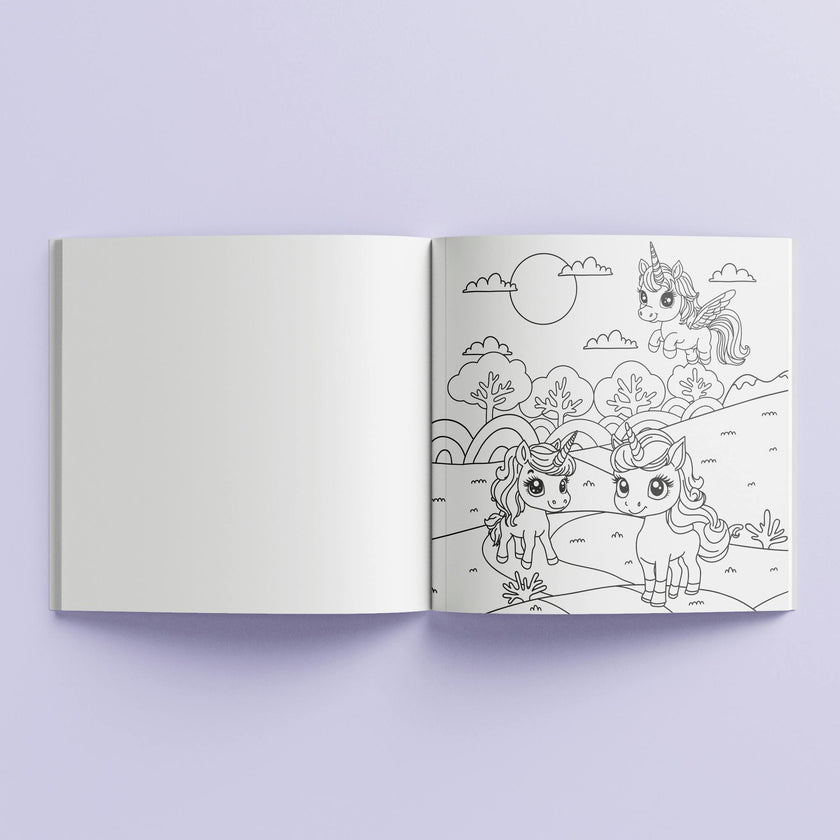 Kaleidoscope: Coloring Book - Unicorn Magic