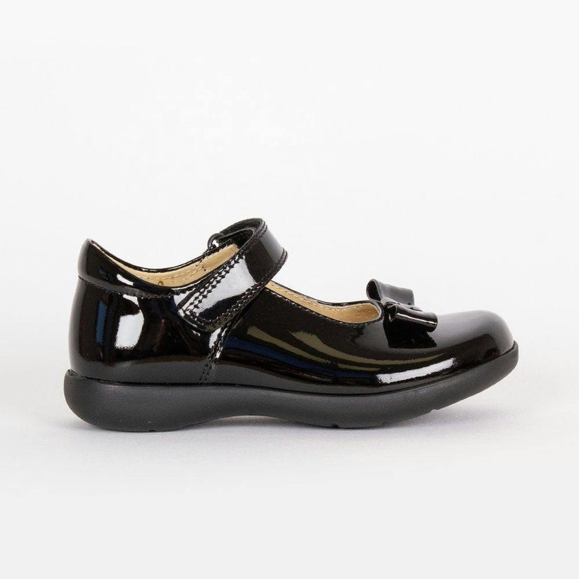 Hampton Classics Elsa School Shoes in Black Patent