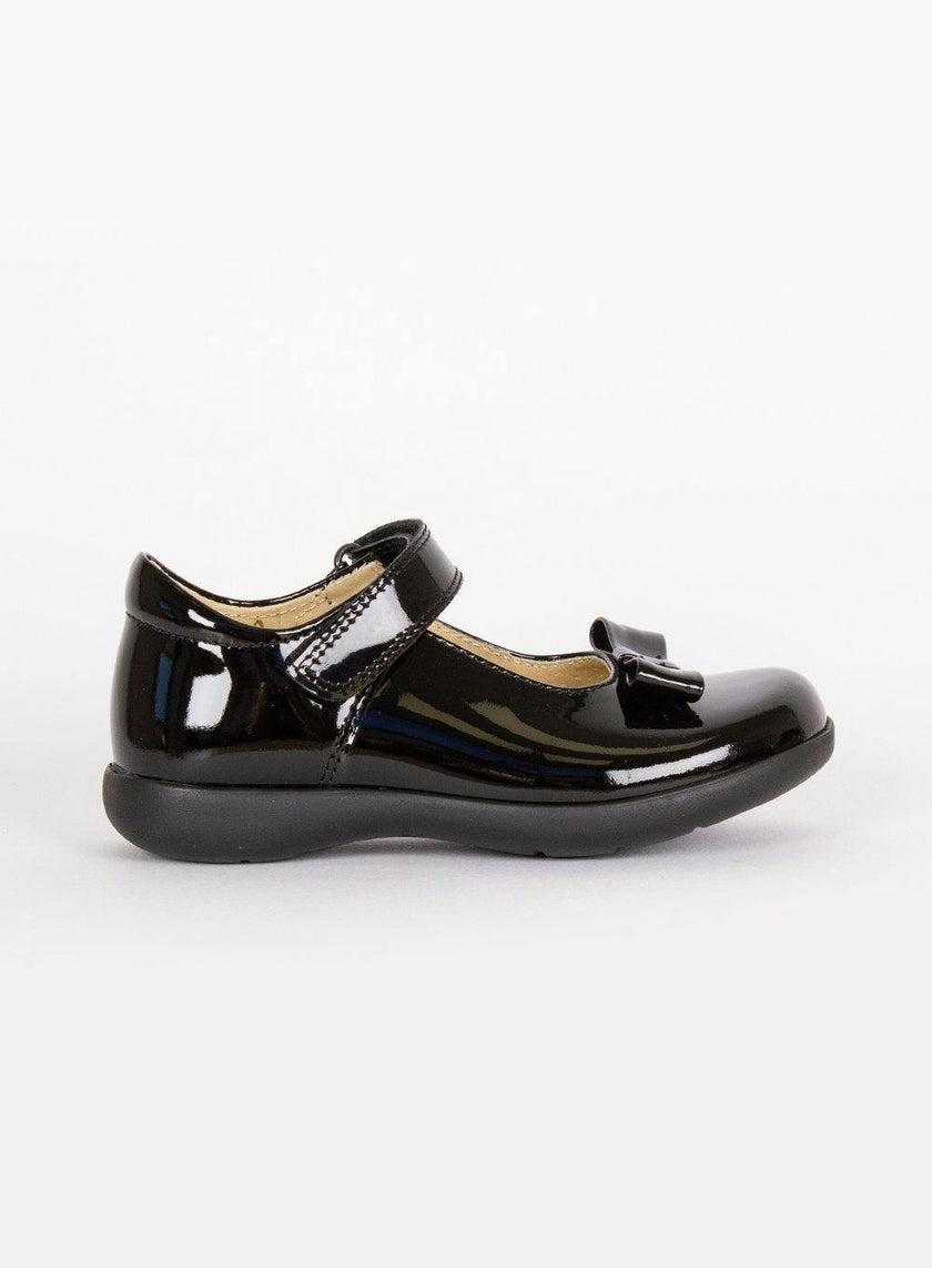 Hampton Classics Elsa School Shoes in Black Patent