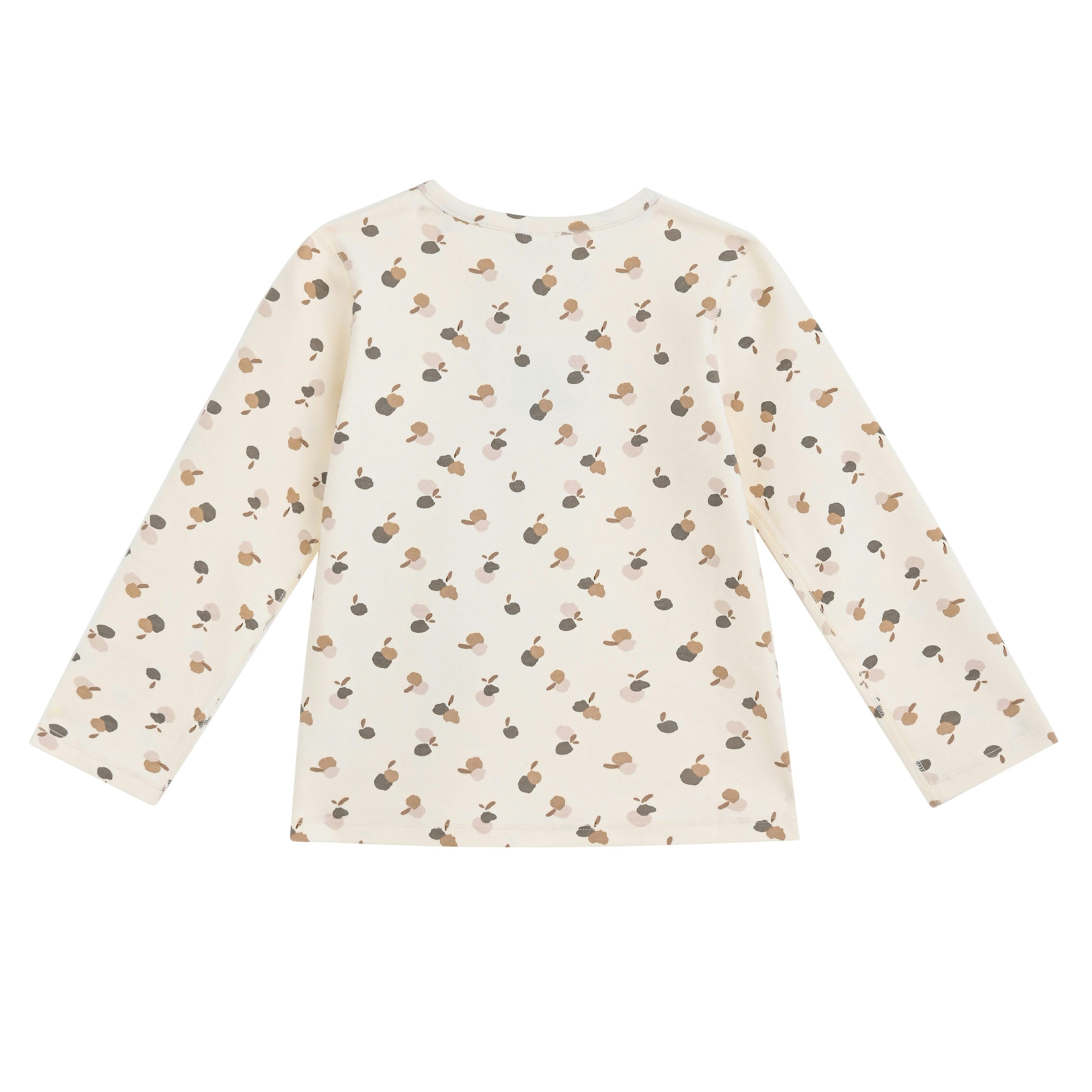 Cream Acorn Cotton Pajama Set