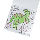 Carry Along! Coloring Book and Crayon Set - Dinoland - Set of 9 Crayons