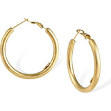 Retro Medium Hoop Earrings