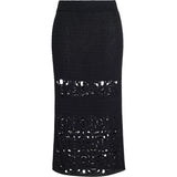 JANA CROCHET SKIRT | BLACK