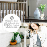 Droplet Cool-Mist Humidifier with Vapor Tray