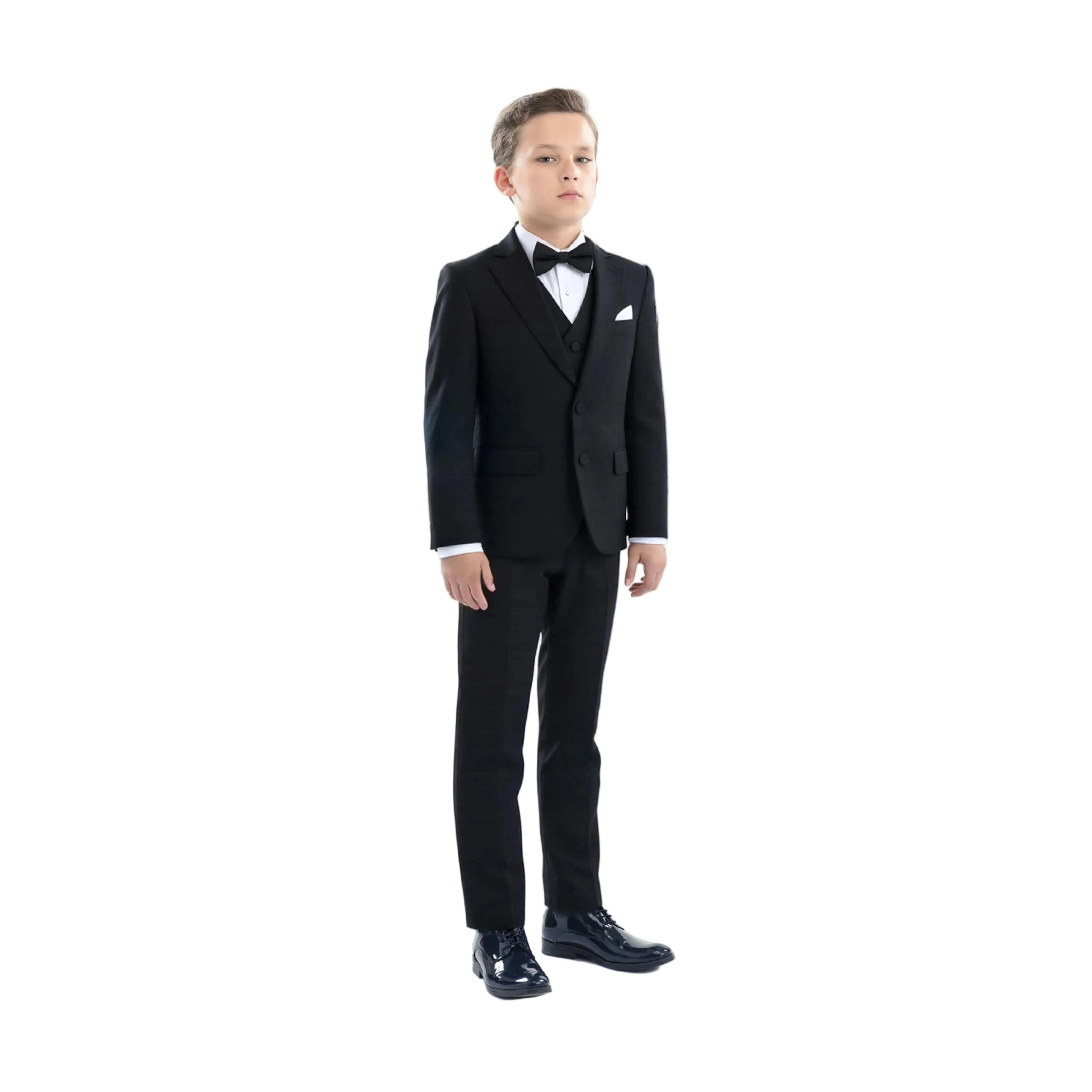 Black Peak Lapel Tuxedo Set