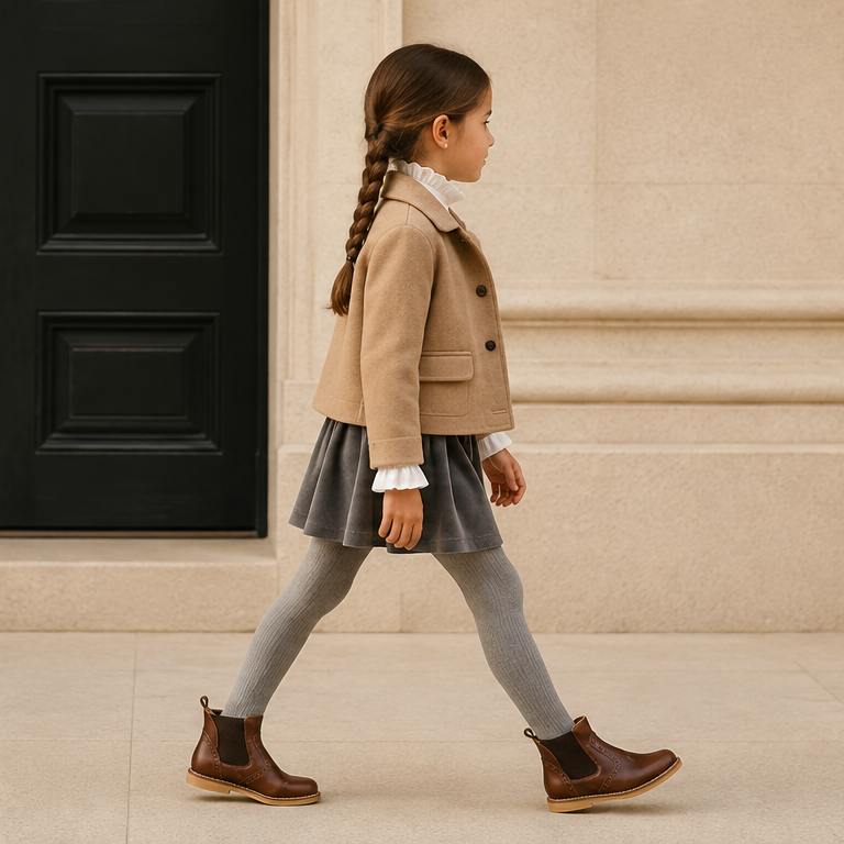 Leather Bootie | Apache Brown