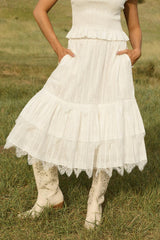 Verona Skirt in Reverie Dobby