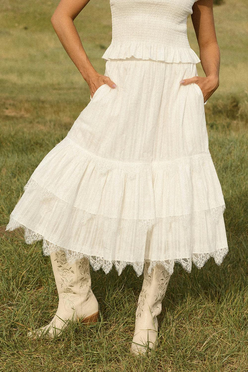 Verona Skirt in Reverie Dobby