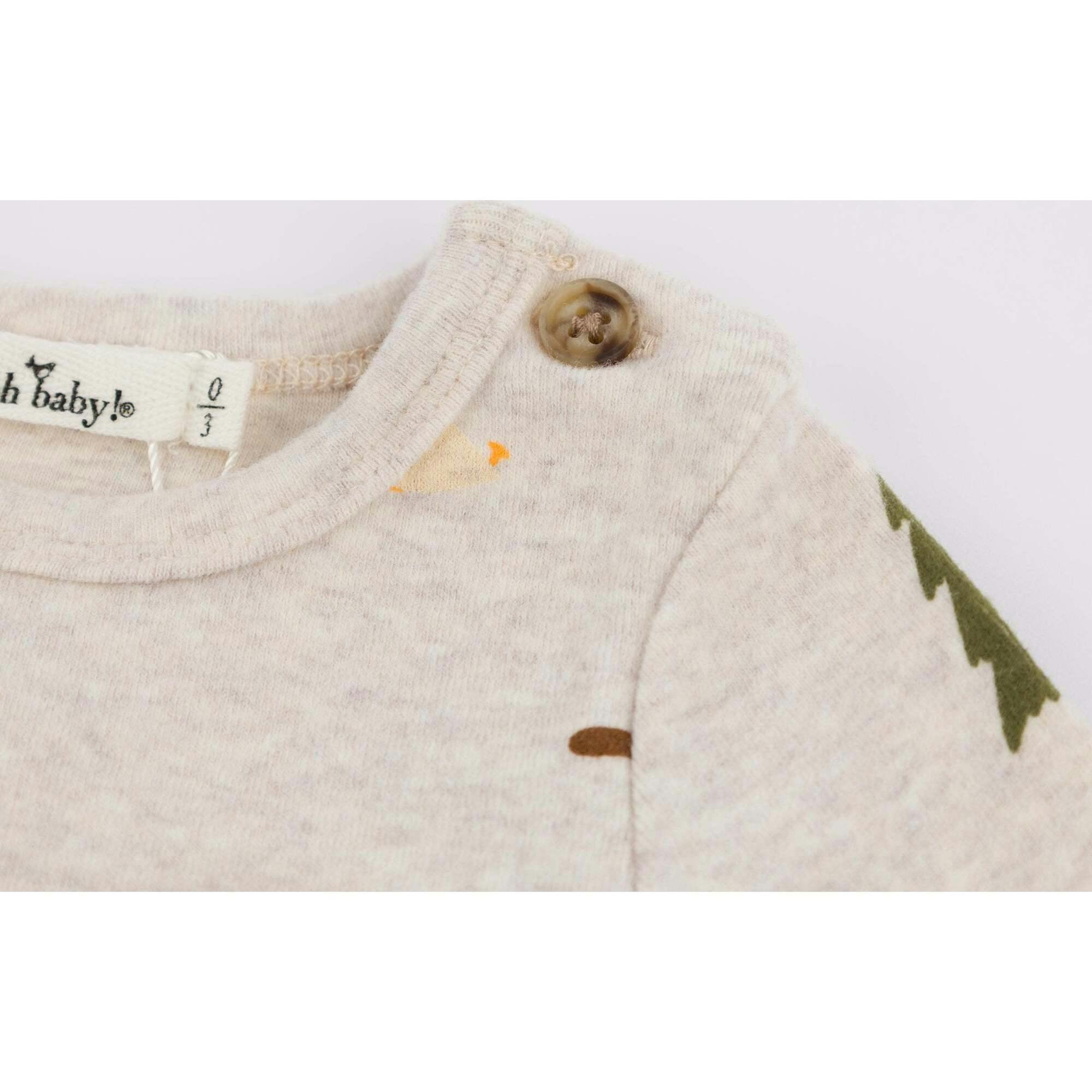 Camping Print Pocket Onesie